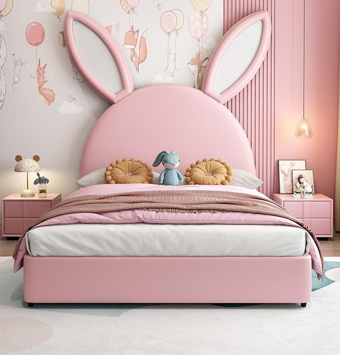 兔耳朵软床